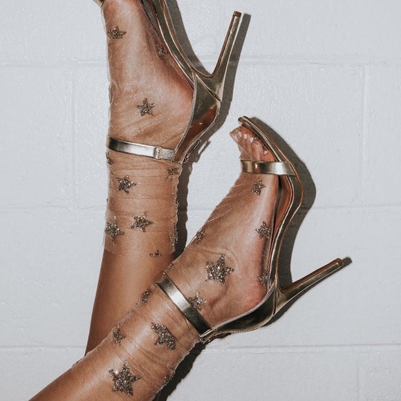 Lulu's Gold Elegant Heels for Formal Events - Picture 3 of 7